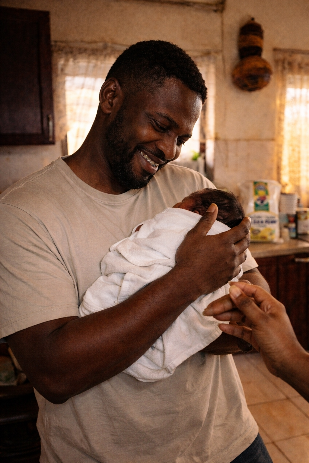 Emeka and his son Chibueze